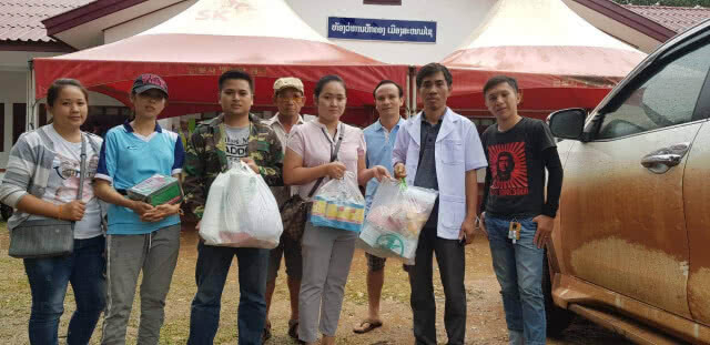 ถึงมือผู้ประสบภัยแล้ว!! สิ่งของจากขอนแก่น-มข.ล็อตแรก