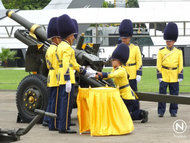 ทอ. ยิงสลุตหลวง 21 นัด เฉลิมพระเกียรติ ร.10