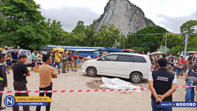 สุดโหด !! มือปืนตามประกบยิงคู่รักดับต่อหน้าพระพุทธรูปเขาชีจรรย์