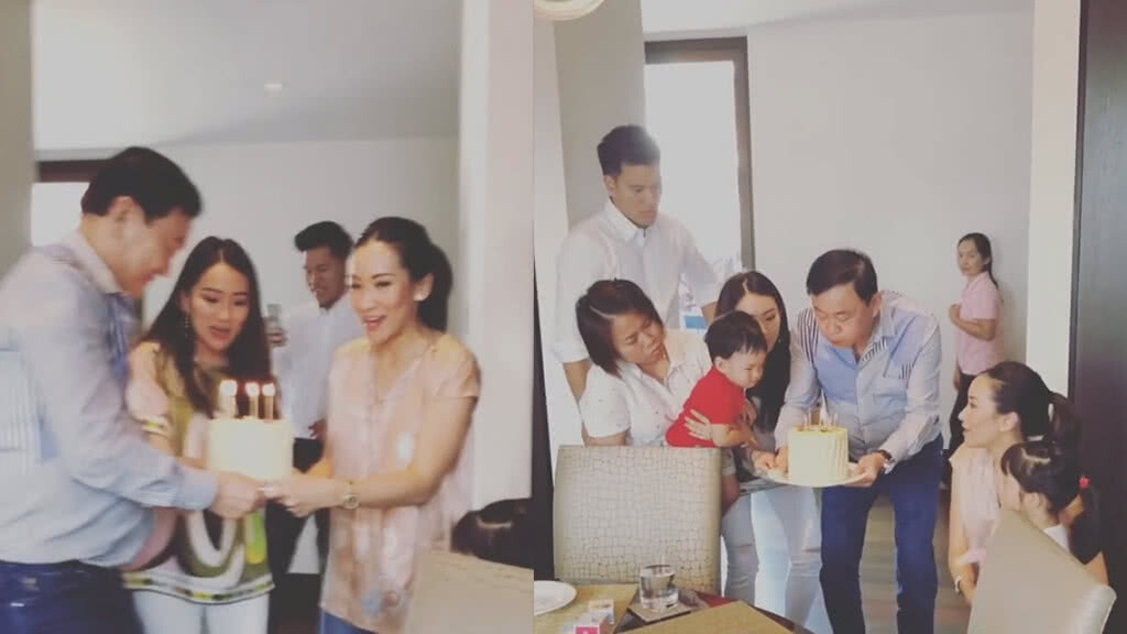 (คลิป) อบอุ่น..."ทักษิณ"เป่าเค้กวันเกิดพร้อมครอบครัว "ชินวัตร" (คลิป) อบอุ่น..."ทักษิณ"เป่าเค้กวันเกิดพร้อมครอบครัว "ชินวัตร"