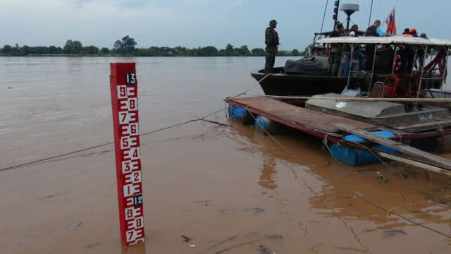 ผู้ว่าฯ หนองคายตรวจเข้ม เฝ้าระวังสถานการณ์น้ำโขง