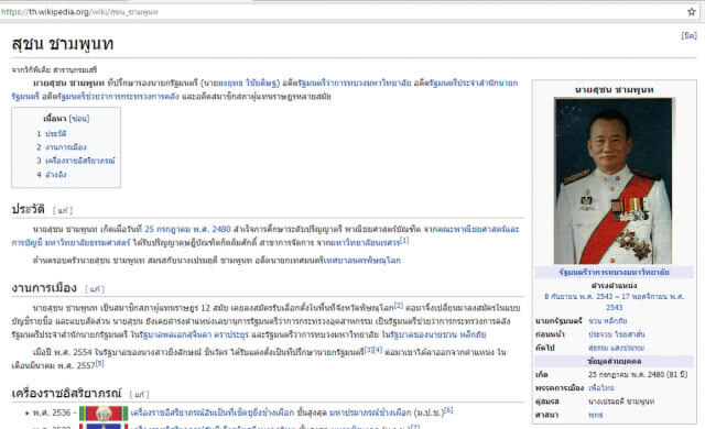 มะเร็งคร่า"สุชน ชามพูนท"อดีตส.ส.พิษณุโลก 14 สมัย