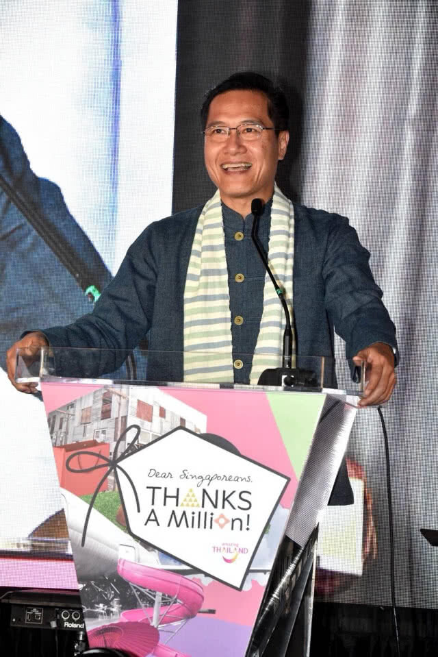 รมว.ท่องเที่ยว ขอบคุณนักดำน้ำชาวสิงคโปร์ช่วยทีมหมูป่า