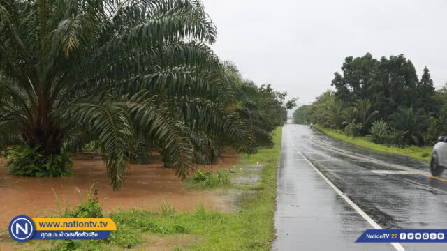 ฝนตกหนักดินสไลด์ถนนสายตะกั่วป่า-พังงา