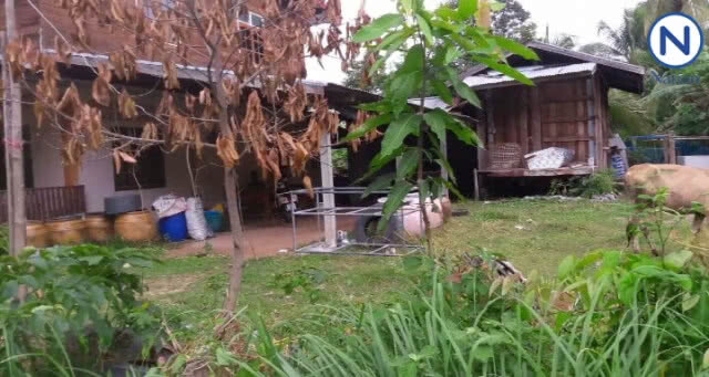 บ้านแม่ "เสี่ยอ้วน"ที่ จ.สุรินทร์ เงียบ...ไร้ความเคลื่อนไหว