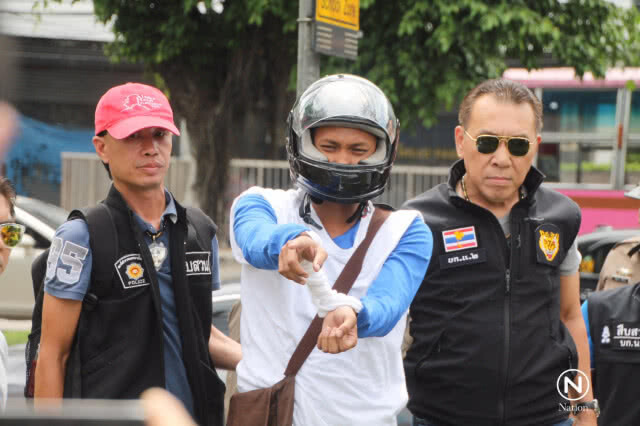 คุมตัวหนุ่มชิงเงินธนาคารทำแผน 4 จุด