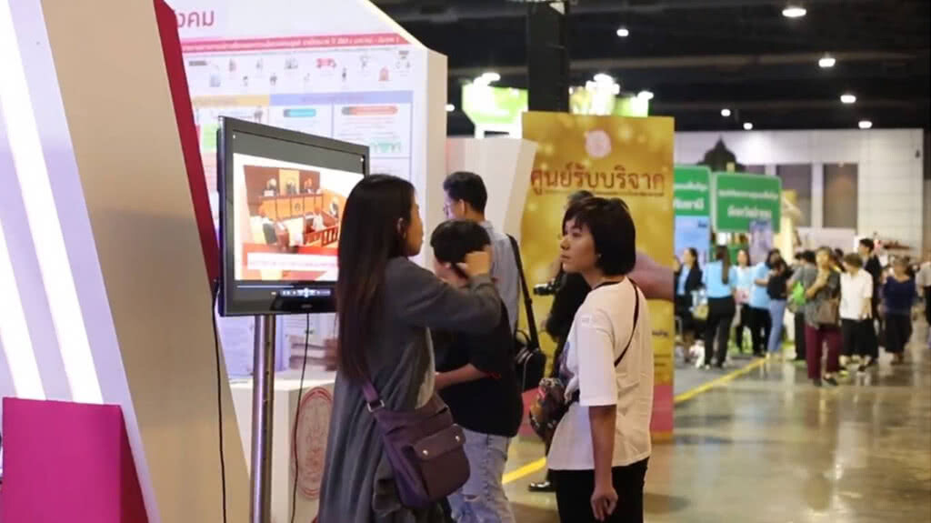 พม.โชว์ นิทรรศการศูนย์เรียนรู้การต่อต้านการค้ามนุษย์  ในงาน Thailand social expo 2018