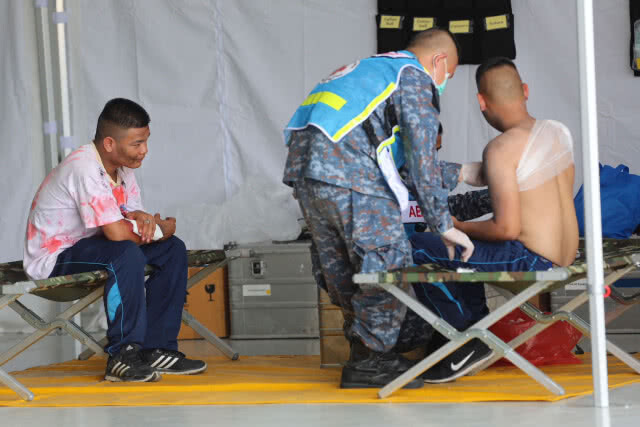 ทอ. ซ้อมบรรเทาภัยพิบัติ (ภาพชุด)