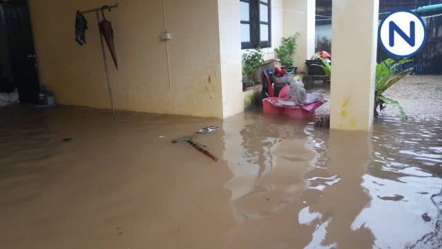 ระนองอ่วมน้ำทะลักท่วมหลังฝนตกหนัก