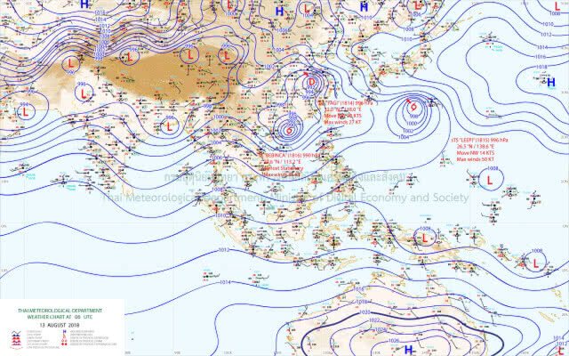 อุตุฯเผย ฝนตกหนัก 30 จังหวัด
