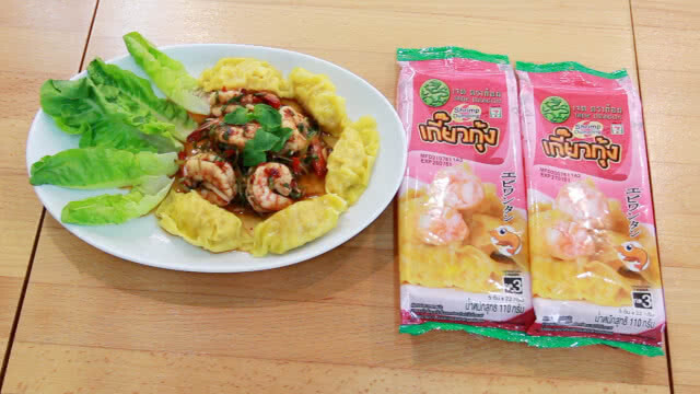 "U can eat Meetกับ ปูน" แจกสูตร พล่าเกี๊ยวกุ้งผักบุ้งลวก