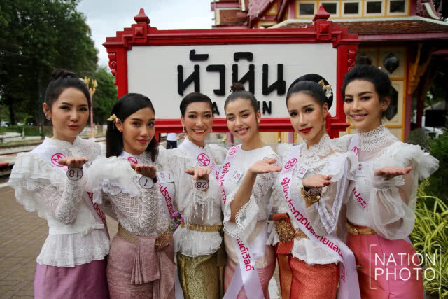 สาวงาม ผู้เข้าประกวด MTW 2018 เก็บตัวที่หัวหิน