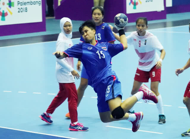 แฮนด์บอลสาวไทย...อัดเจ้าภาพอินโดฯขาดลอยศึกเอเชียนเกมส์