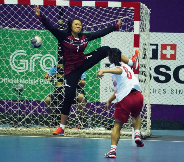 แฮนด์บอลสาวไทย...อัดเจ้าภาพอินโดฯขาดลอยศึกเอเชียนเกมส์