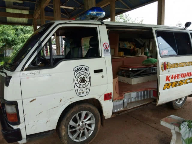 กู้ภัยทิวา เขมราฐ จีตัมเกาะ วอนผู้ใจบุญ!! บริจาคเงินซ่อมรถกู้ภัย