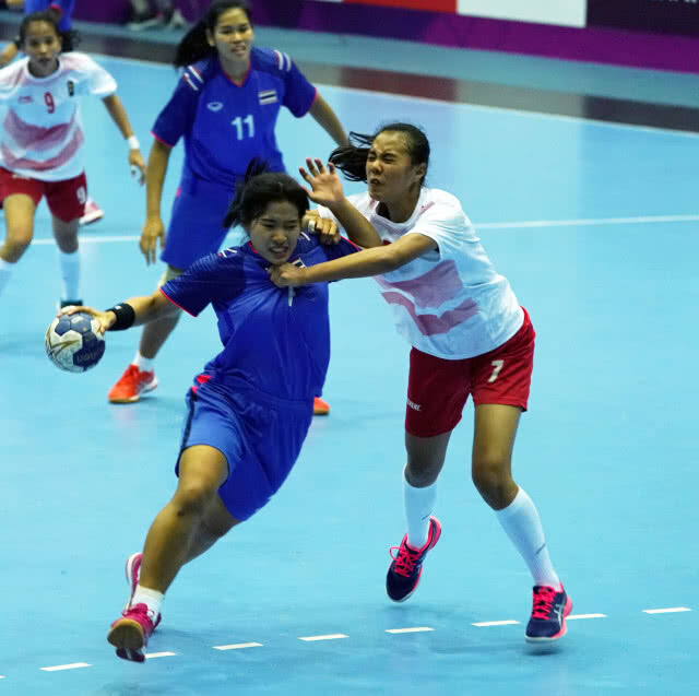 แฮนด์บอลสาวไทย...อัดเจ้าภาพอินโดฯขาดลอยศึกเอเชียนเกมส์