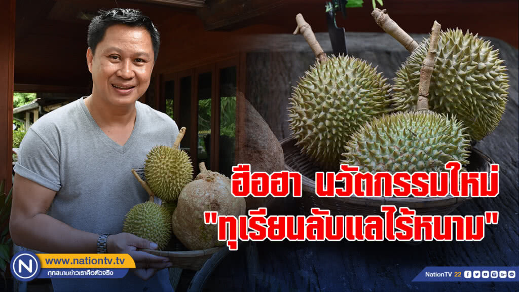 ฮือฮานวัตกรรมใหม่ "ทุเรียนลับแลไร้หนาม"