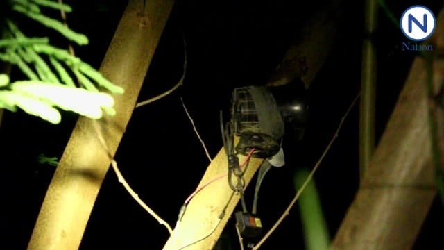 ชาวบ้านประดิษฐ์อุปกรณ์ไล่ช้างป่า...หลังอาละวาดหนัก