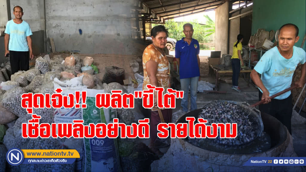 สุดเจ๋ง!! ผลิต"ขี้ไต้" เชื้อเพลิงอย่างดี รายได้งาม