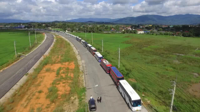 ตรวจสภาพรถ-คนขับ นำ3 พันคน ร่วมงานเลี้ยงหมูป่า