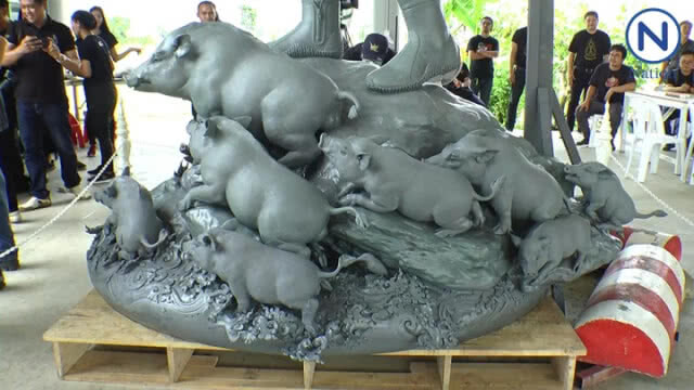 ปั้นหุ่น"จ่าแซม" เสร็จแล้ว