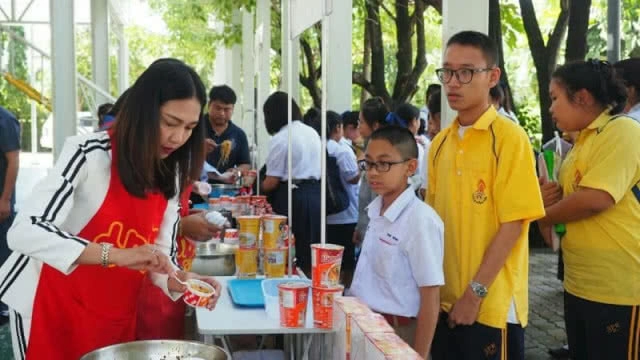 บรรยากาศกิจกรรม Roadshow ติวสหพัฒน์ admission ที่ ร.ร.สายปัญญารังสิต