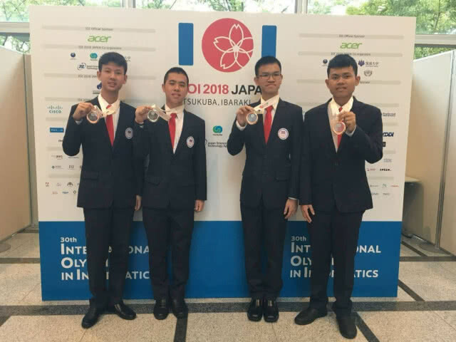 เด็กไทยสร้างชื่อ 1 เหรียญเงิน 3 เหรียญทองแดง คอมพิวเตอร์โอลิมปิกที่ญี่ปุ่น