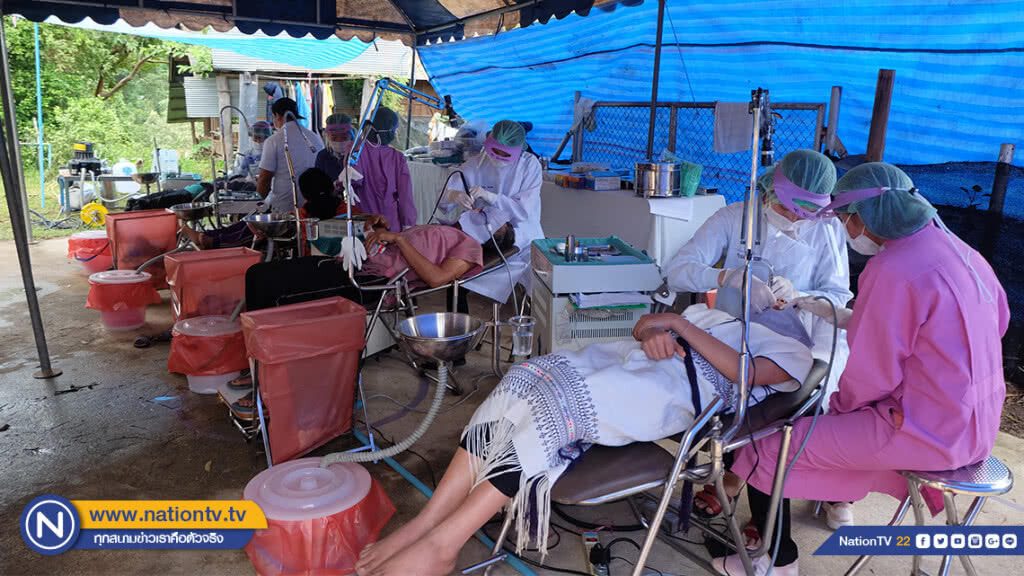 หน่วยทันตกรรมเคลื่อนที่พระราชทานฯ สืบสานแนวพระราชดำริ ตรวจรักษาทางทันตกรรมแก่ผู้ด้อยโอกาส