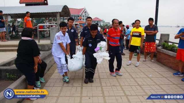 พบศพหญิงวัย 54 ลอยติดเขื่อนหน้าศาลากลางสมุทรปราการ