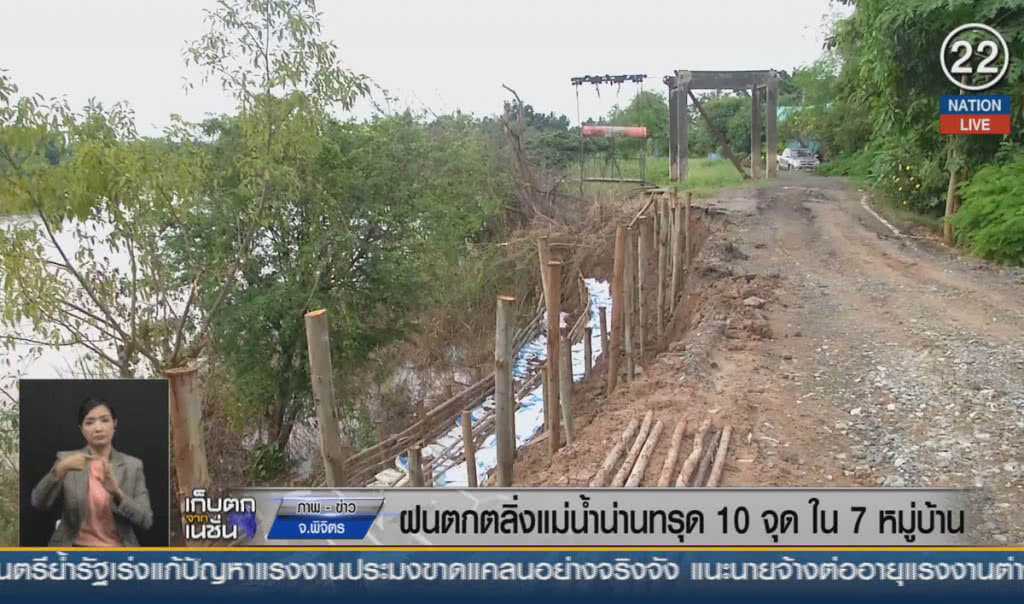 (คลิปข่าว) ฝนตกตลิ่งแม่น้ำน่านทรุด 10 จุดใน 7 หมู่บ้าน (คลิปข่าว) ฝนตกตลิ่งแม่น้ำน่านทรุด 10 จุดใน 7 หมู่บ้าน