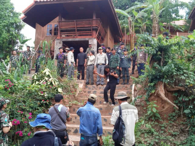 รื้อบ้านพักตากอากาศ-สวนยางพารา รุกอช.ทุ่งแสลงหลวง