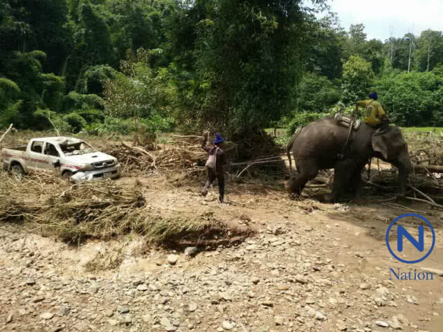 "ฤทธิ์มังคุด" ทำสะพานบ้านโพซอพัง5 หมู่บ้านถูกตัดขาด