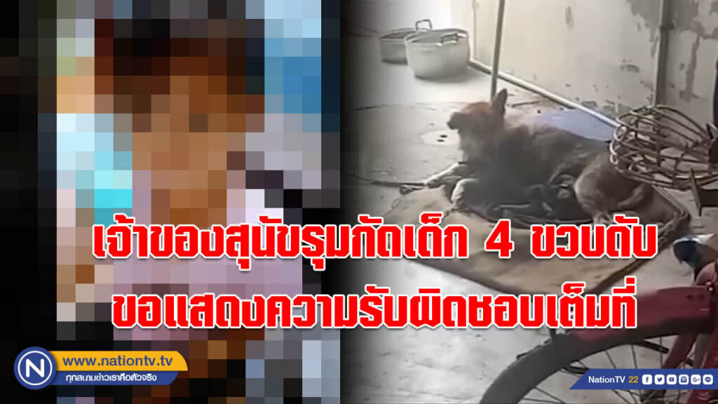 (คลิป) เจ้าของสุนัขรุมกัดเด็ก 4 ขวบดับ ขอแสดงความรับผิดชอบเต็มที่เท่าที่จะทำได้ (คลิป) เจ้าของสุนัขรุมกัดเด็ก 4 ขวบดับ ขอแสดงความรับผิดชอบเต็มที่เท่าที่จะทำได้
