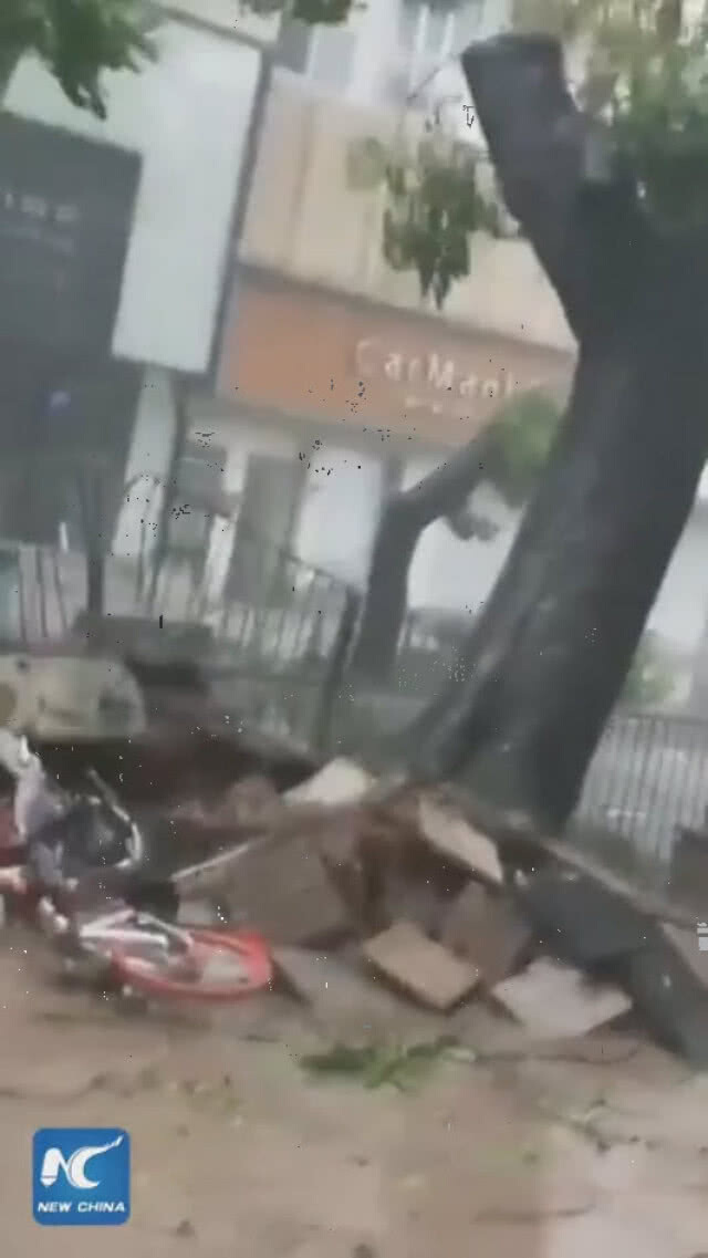 (คลิป) เปิดภาพพลังพายุ "มังคุด" ซัดถล่มจีนตอนใต้