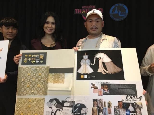 ชุด Chang the icon of siam ชนะเลิศ!!! แบบชุดประจำชาติ มิสยูนิเวิร์ส ไทยแลนด์ 2018
