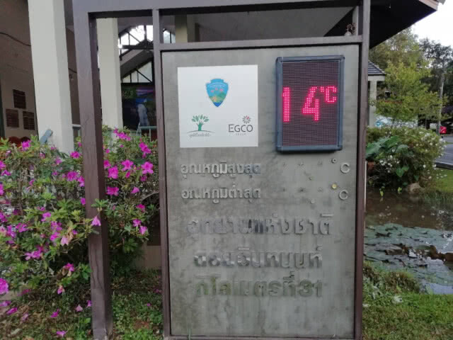 หนาวแล้ว!! ยอดดอยอินทนนท์อุณหภูมิลดฮวบเหลือ 6 องศา