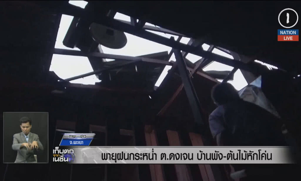 (คลิปข่าว) พายุฝนกระหน่ำ ต.ดงเจน บ้านพัง-ต้นไม้หักโค่น (คลิปข่าว) พายุฝนกระหน่ำ ต.ดงเจน บ้านพัง-ต้นไม้หักโค่น