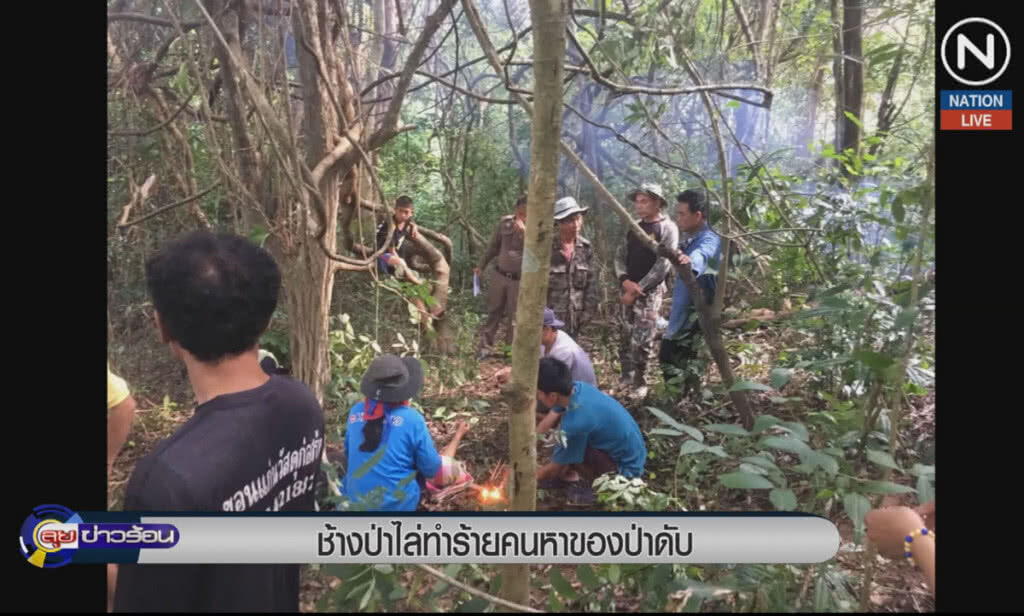 (คลิปข่าว) ช้างป่าไล่ทำร้ายคนหาของป่าดับ (คลิปข่าว) ช้างป่าไล่ทำร้ายคนหาของป่าดับ