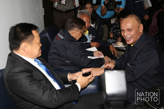ประชุมใหญ่ "ภูมิใจไทย" คึกคัก หน้าเก่า-ใหม่ พรึ่บ!!