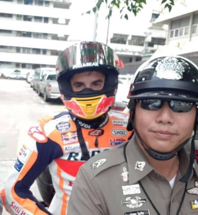 ตำรวจเผย ภาพของ "มาร์ค มาเควส" ถูกจับเป็นเพียงการถ่ายโฆษณา