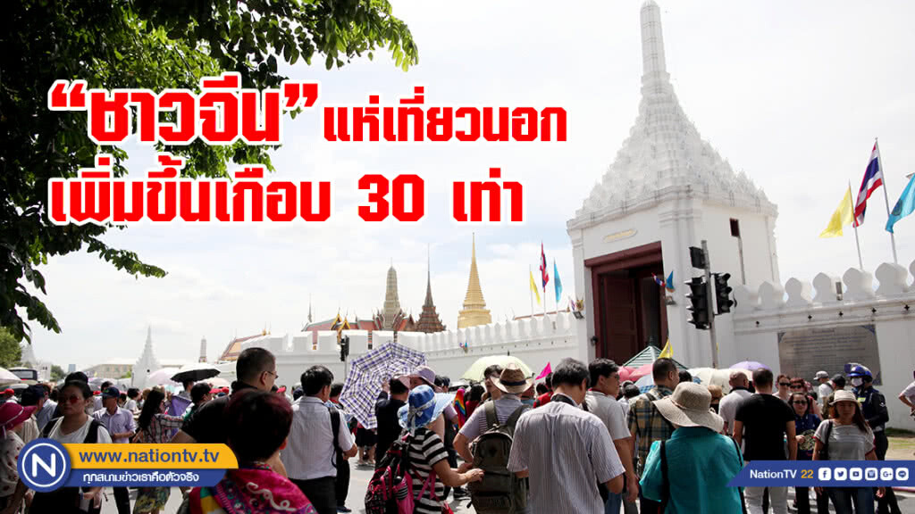 สื่อดัง เผย ชาวจีน แห่เที่ยวนอก เพิ่มขึ้นเกือบ 30 เท่า