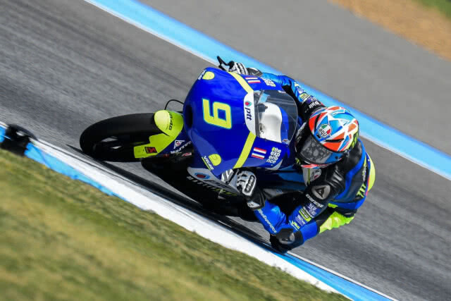 "Nine Stamp" อภิวัฒน์ จบอันดับ 16 ศึก Moto 3