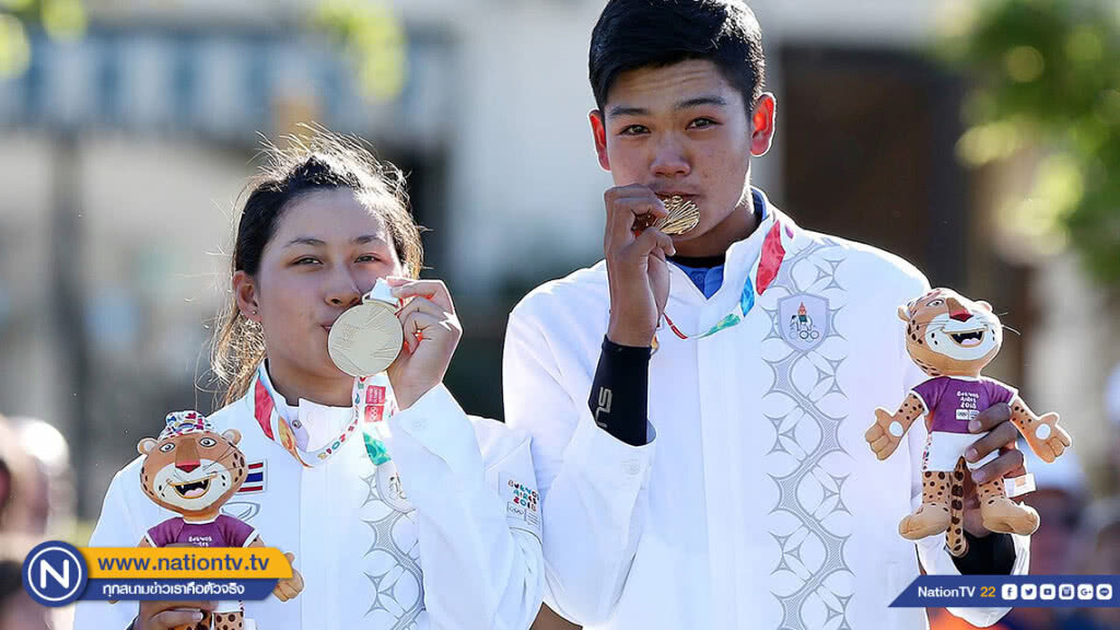 สวิงไทย แจ๋วคว้าทองทีมผสมยูธโอลิมปิก