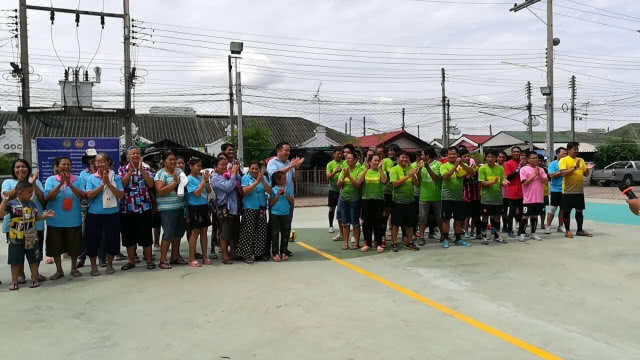 ชุมชนกฤษณาเฮ้าส์ ต.คลองสอง อ.คลองหลวง จ.ปทุมธานี  จัดการแข่งขันฟุตซอล รุ่นอายุไม่เกิน18 ปี