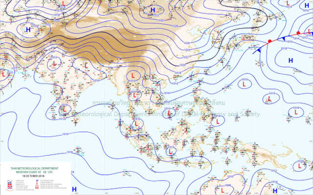 อุตุฯเผย ฝนฟ้าคะนอง 43 จังหวัด / ภาคใต้ 12 จังหวัด ตกหนัก