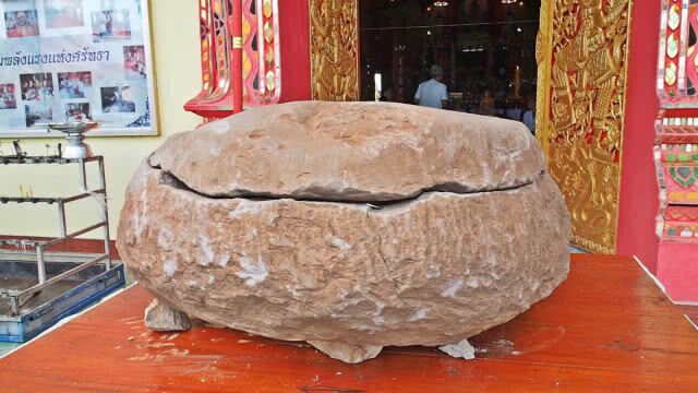 พบ "บาตรหินยักษ์" อายุ 500 ปี ที่สูญหายไปกว่า 40ปี