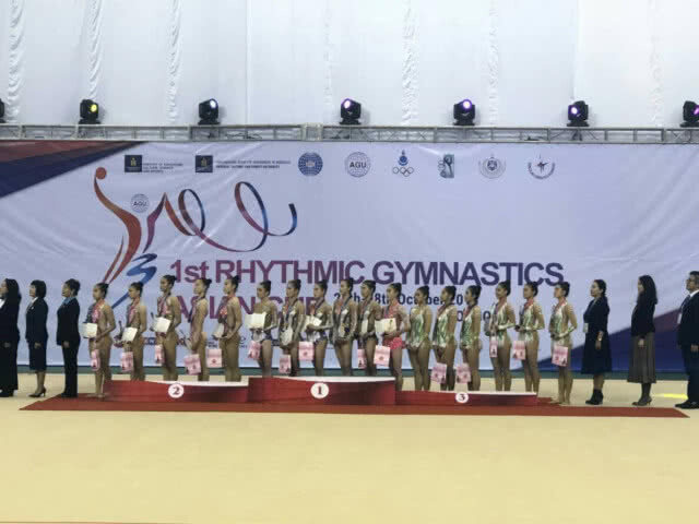 ยิมลีลาสาวไทย สร้างประวัติศาสตร์ คว้าทองแดง อุปกรณ์รวมประเภทกรุ๊ป รายการ เอเชียน คัพ ที่ มองโกเลีย