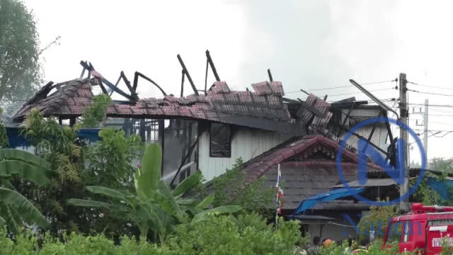 ไฟไหม้วอดบ้านหรูกลางเมืองแม่กลอง หลังย้ายมาอยู่ กทม. 18 ปี