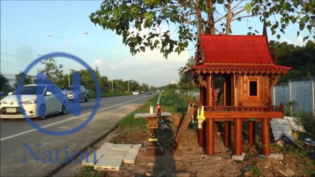 ถวายศาล "เจ้าพ่อแบงค์กาโม่" ใหม่ ... หลังเกิดอาถรรพ์