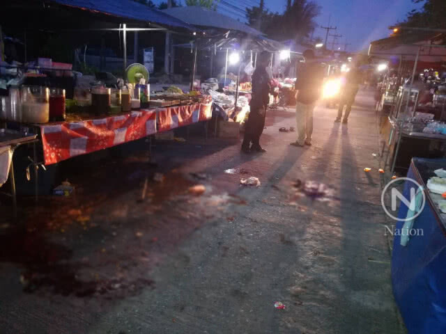 คนร้ายประกบยิงทหารพรานกลางตลาดนัดดับ 2